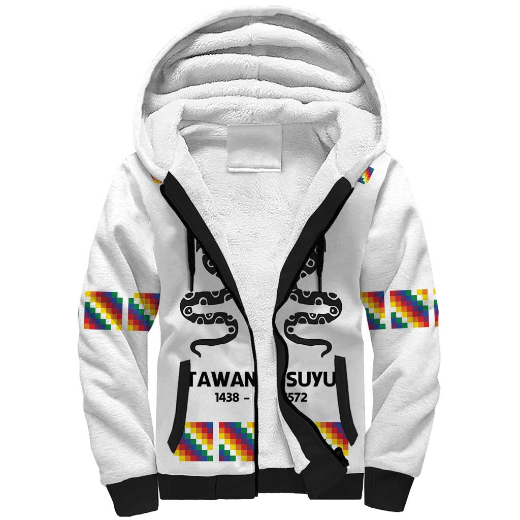 Inca Empire Tawantinsuyu Sherpa Hoodie Realm of the Four Parts