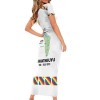 Inca Empire Tawantinsuyu Short Sleeve Bodycon Dress Realm of the Four Parts