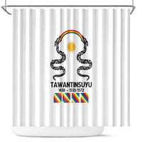 Inca Empire Tawantinsuyu Shower Curtain Realm of the Four Parts
