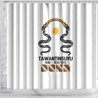Inca Empire Tawantinsuyu Shower Curtain Realm of the Four Parts