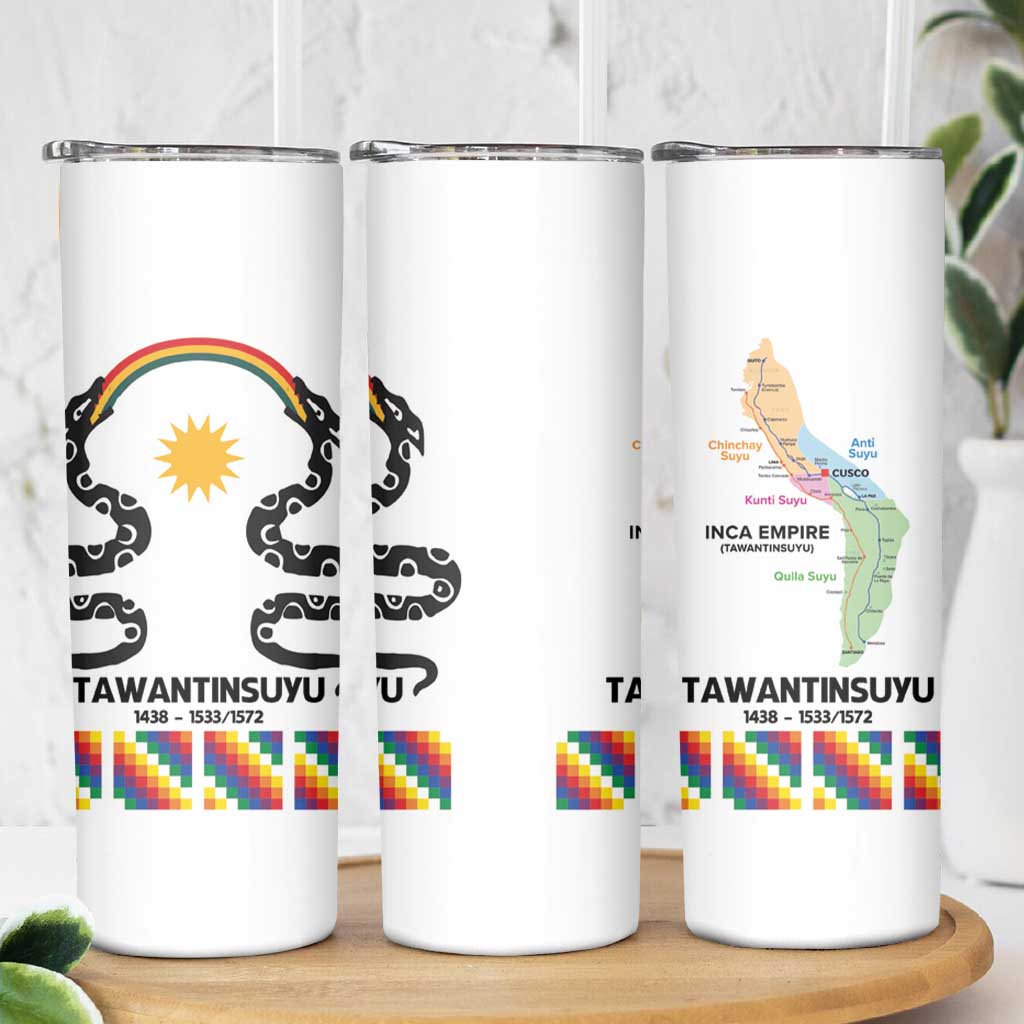 Inca Empire Tawantinsuyu Skinny Tumbler Realm of the Four Parts