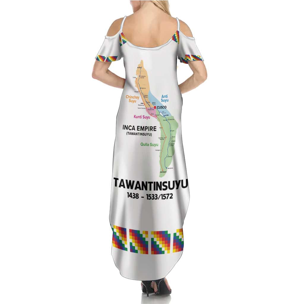 Inca Empire Tawantinsuyu Summer Maxi Dress Realm of the Four Parts