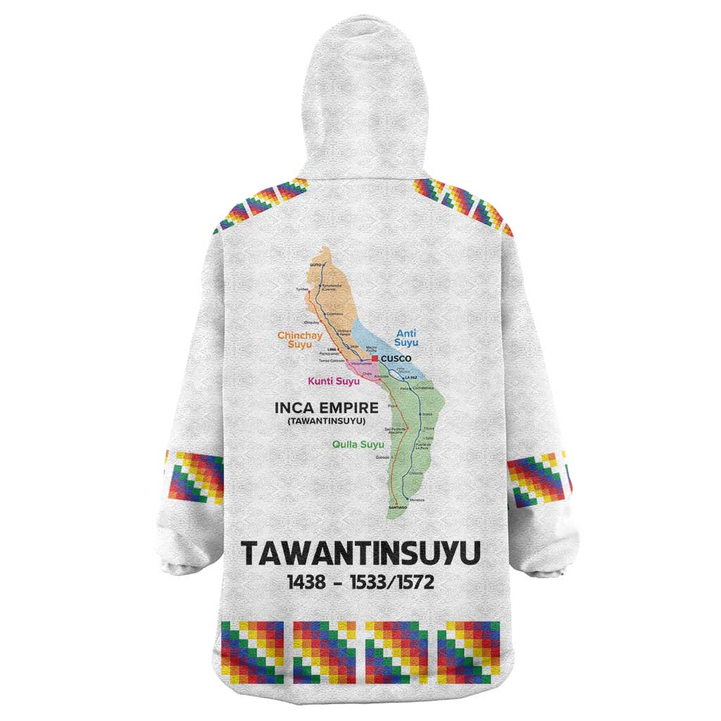 Inca Empire Tawantinsuyu Wearable Blanket Hoodie Realm of the Four Parts
