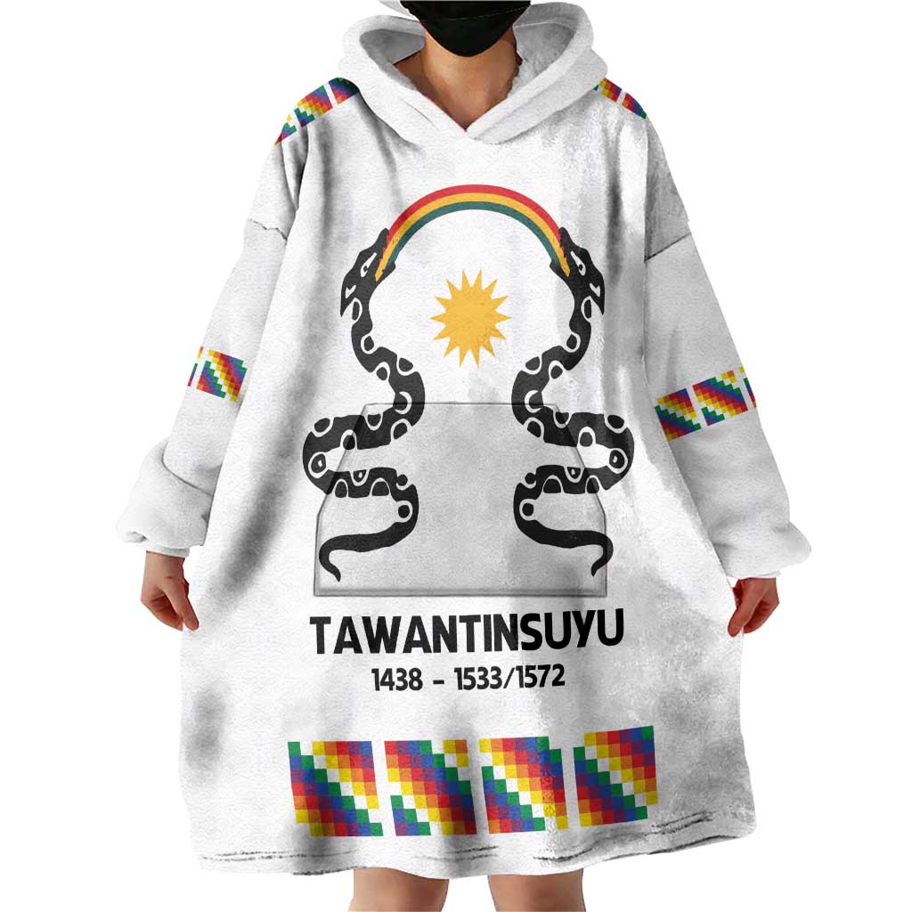 Inca Empire Tawantinsuyu Wearable Blanket Hoodie Realm of the Four Parts