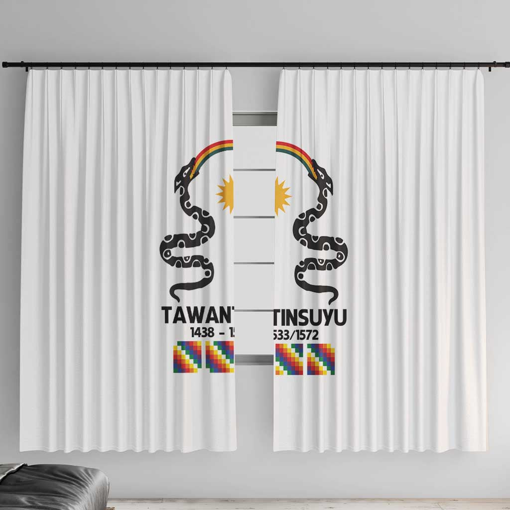 Inca Empire Tawantinsuyu Window Curtain Realm of the Four Parts