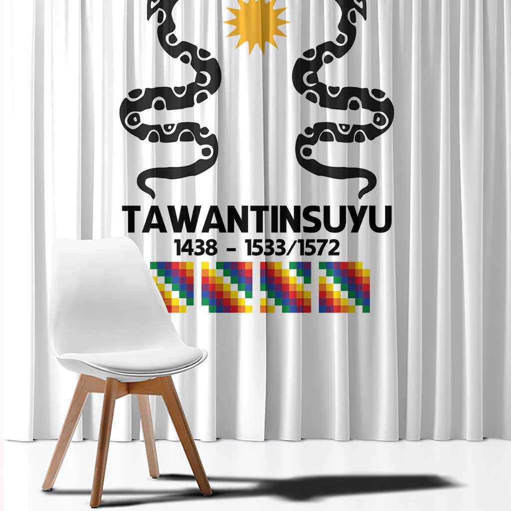 Inca Empire Tawantinsuyu Window Curtain Realm of the Four Parts