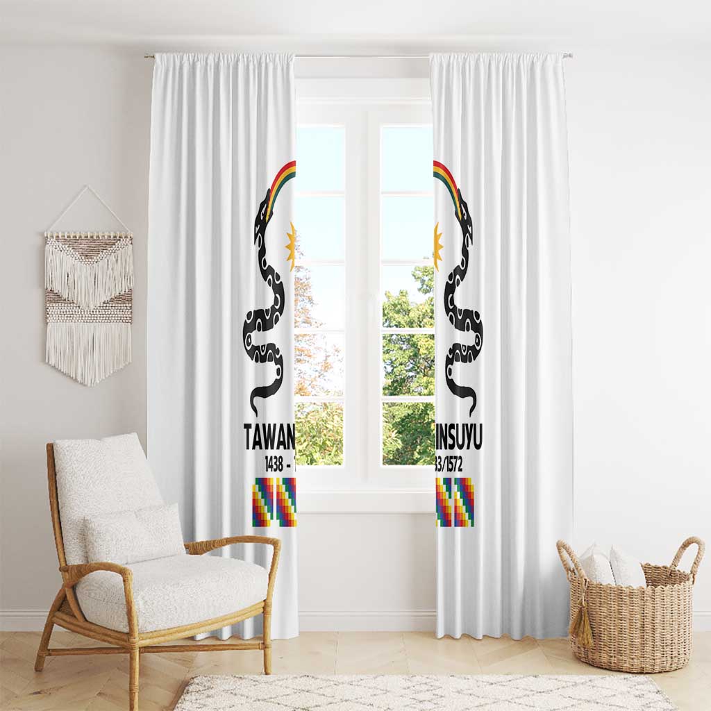 Inca Empire Tawantinsuyu Window Curtain Realm of the Four Parts