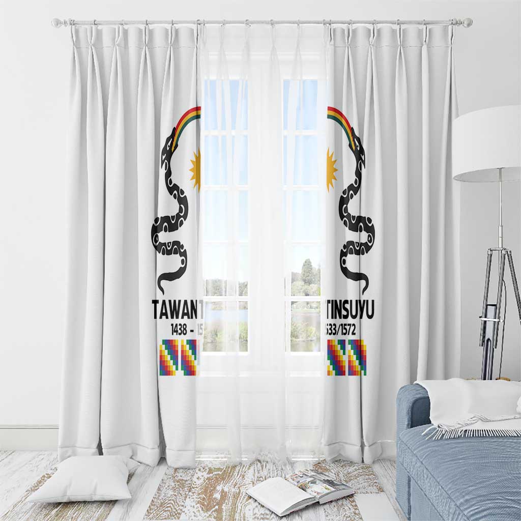 Inca Empire Tawantinsuyu Window Curtain Realm of the Four Parts