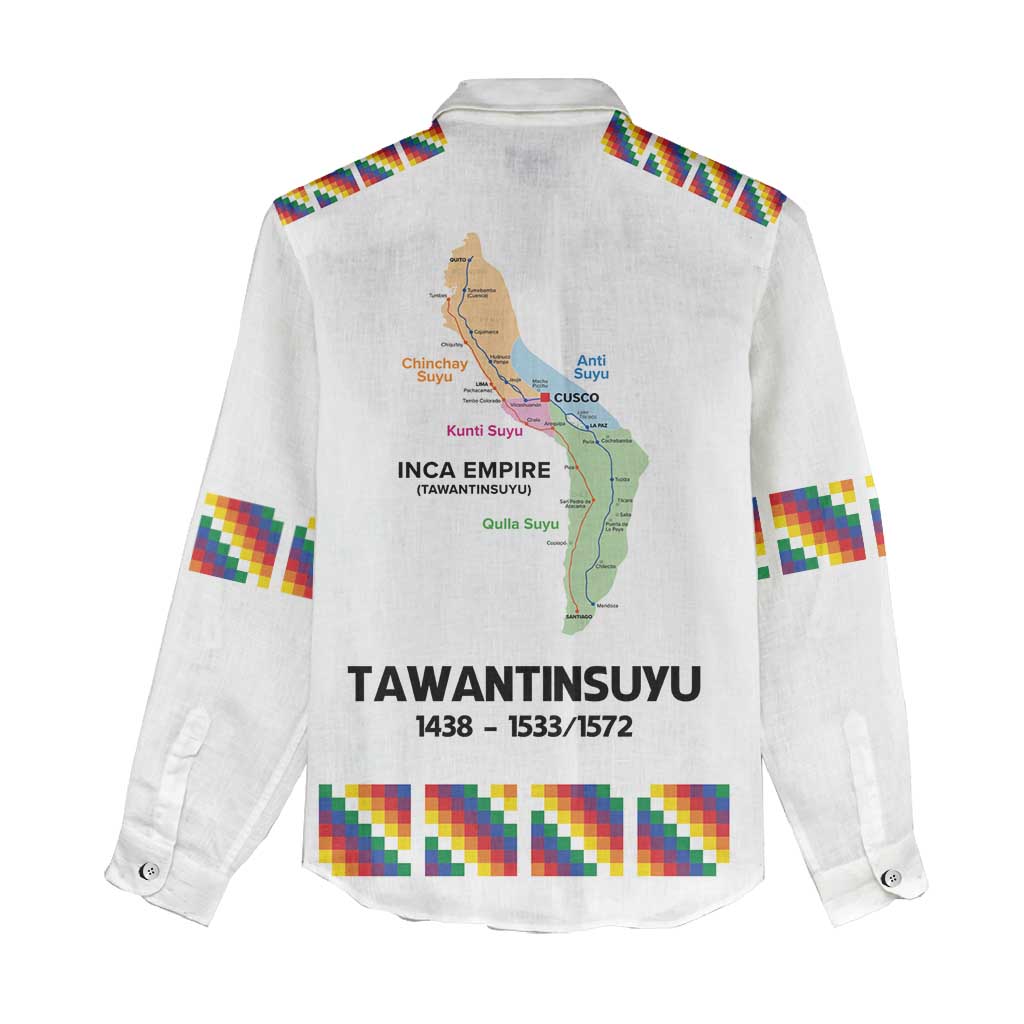Inca Empire Tawantinsuyu Women Casual Shirt Realm of the Four Parts