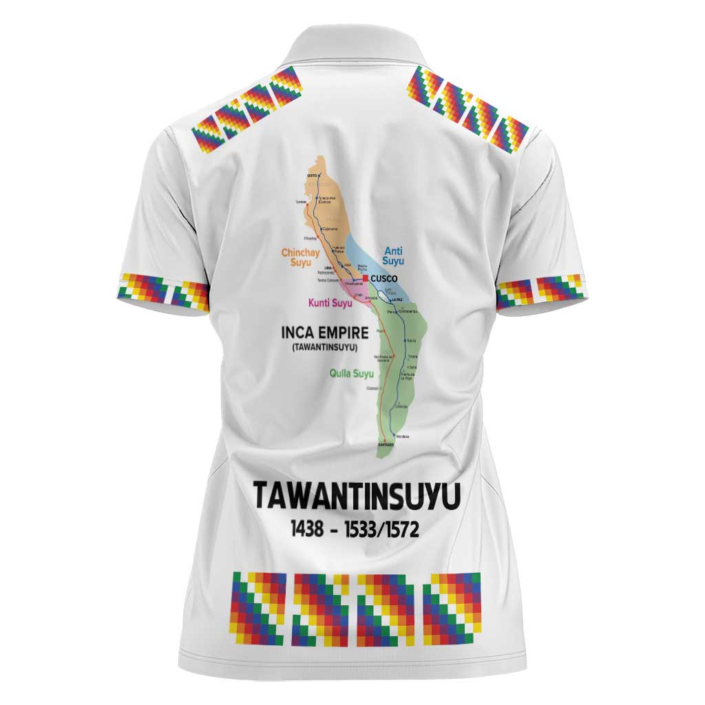 Inca Empire Tawantinsuyu Women Polo Shirt Realm of the Four Parts