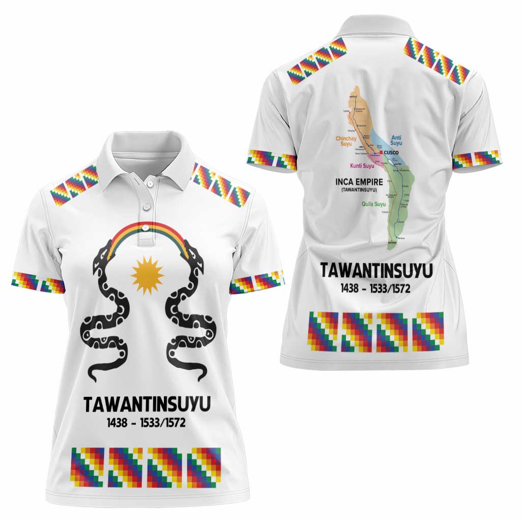 Inca Empire Tawantinsuyu Women Polo Shirt Realm of the Four Parts