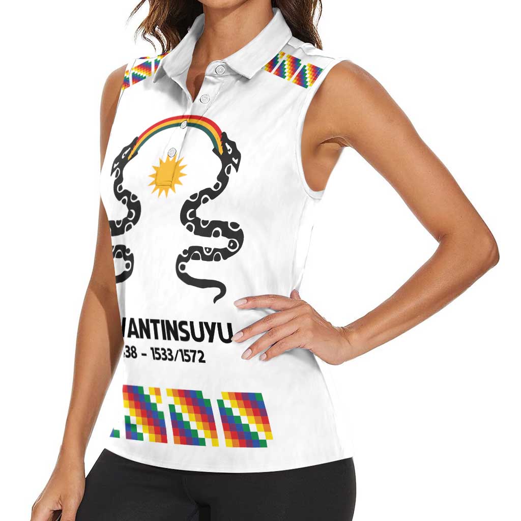 Inca Empire Tawantinsuyu Women Sleeveless Polo Shirt Realm of the Four Parts