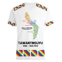 Inca Empire Tawantinsuyu Women V-Neck T-Shirt Realm of the Four Parts