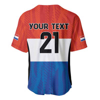 Paraguay Football Custom Baseball Jersey Come On Albirroja with Flag Style