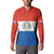 Paraguay Football Custom Button Sweatshirt Come On Albirroja with Flag Style