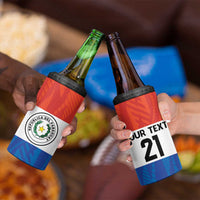 Paraguay Football Custom 4 in 1 Can Cooler Tumbler Come On Albirroja with Flag Style