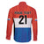 Paraguay Football Custom Family Matching Long Sleeve Bodycon Dress and Hawaiian Shirt Come On Albirroja with Flag Style