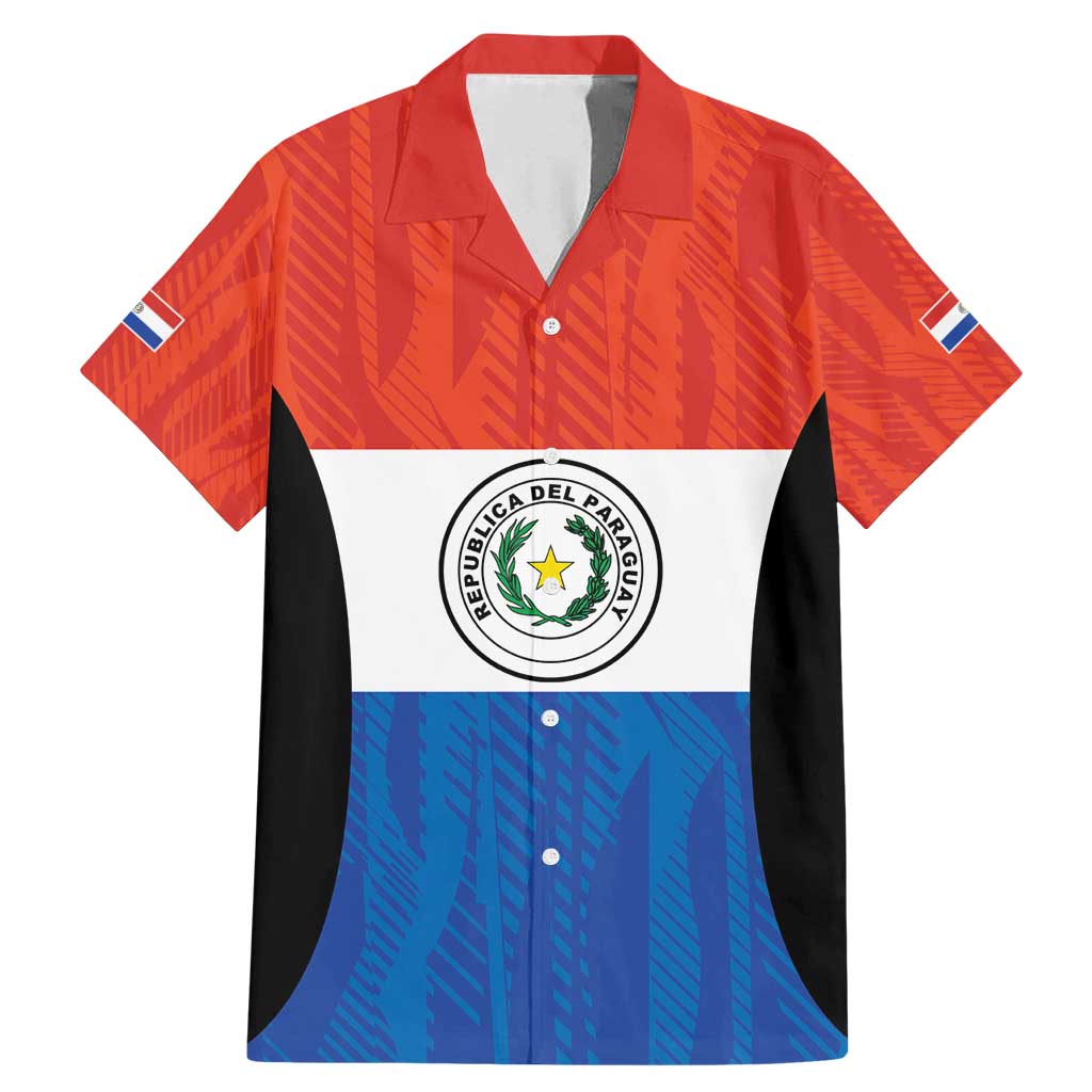 Paraguay Football Custom Family Matching Mermaid Dress and Hawaiian Shirt Come On Albirroja with Flag Style