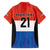 Paraguay Football Custom Family Matching Short Sleeve Bodycon Dress and Hawaiian Shirt Come On Albirroja with Flag Style