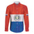 Paraguay Football Custom Family Matching Short Sleeve Bodycon Dress and Hawaiian Shirt Come On Albirroja with Flag Style