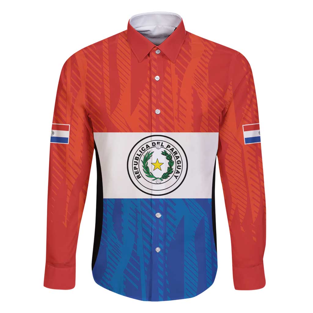 Paraguay Football Custom Family Matching Summer Maxi Dress and Hawaiian Shirt Come On Albirroja with Flag Style