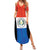 Paraguay Football Custom Family Matching Summer Maxi Dress and Hawaiian Shirt Come On Albirroja with Flag Style