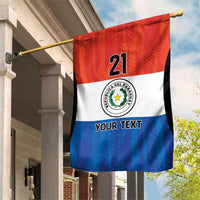 Paraguay Football Custom Garden Flag Come On Albirroja with Flag Style