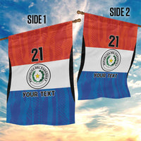 Paraguay Football Custom Garden Flag Come On Albirroja with Flag Style