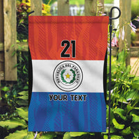 Paraguay Football Custom Garden Flag Come On Albirroja with Flag Style