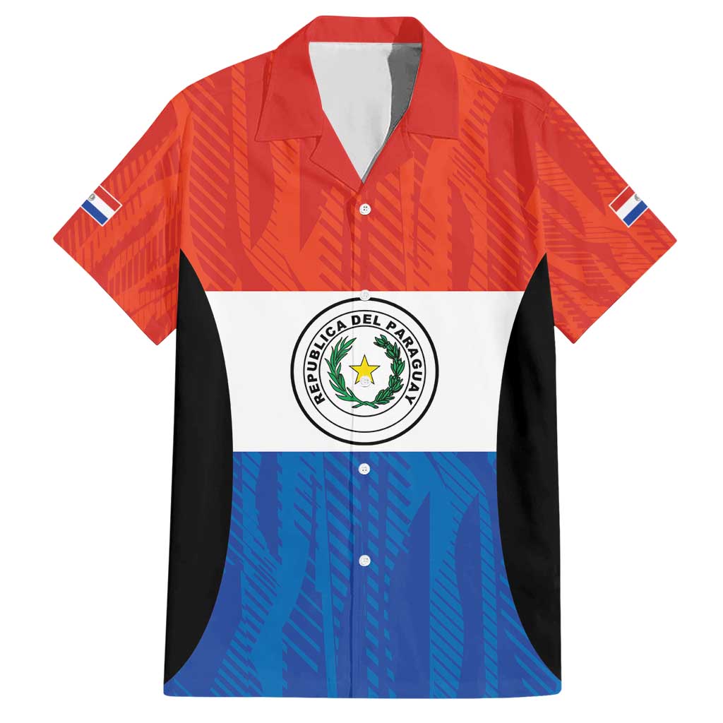 Paraguay Football Custom Hawaiian Shirt Come On Albirroja with Flag Style