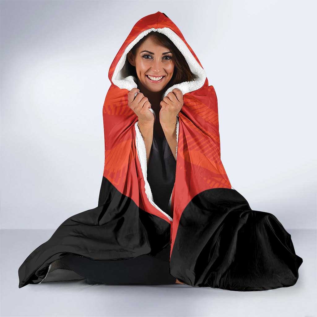 Paraguay Football Custom Hooded Blanket Come On Albirroja with Flag Style