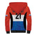 Paraguay Football Custom Sherpa Hoodie Come On Albirroja with Flag Style