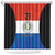 Paraguay Football Custom Shower Curtain Come On Albirroja with Flag Style