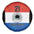 Paraguay Football Custom Spare Tire Cover Come On Albirroja with Flag Style