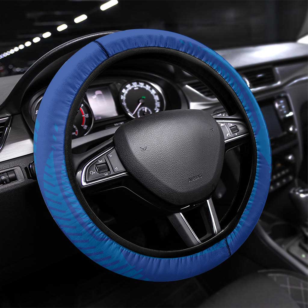 Paraguay Football Steering Wheel Cover Come On Albirroja with Flag Style