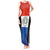 Paraguay Football Custom Tank Maxi Dress Come On Albirroja with Flag Style