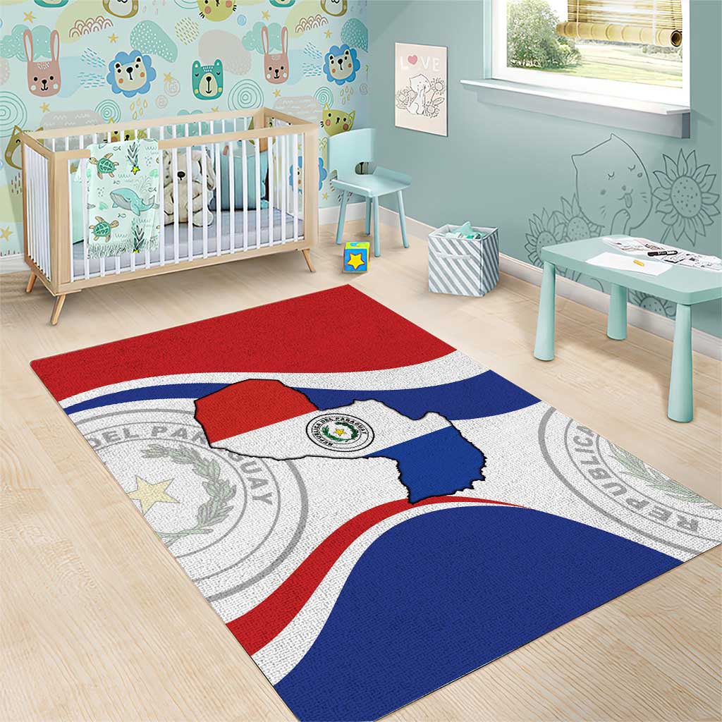 Paraguay Paz y justicia Area Rug Coat of arms of Paraguay