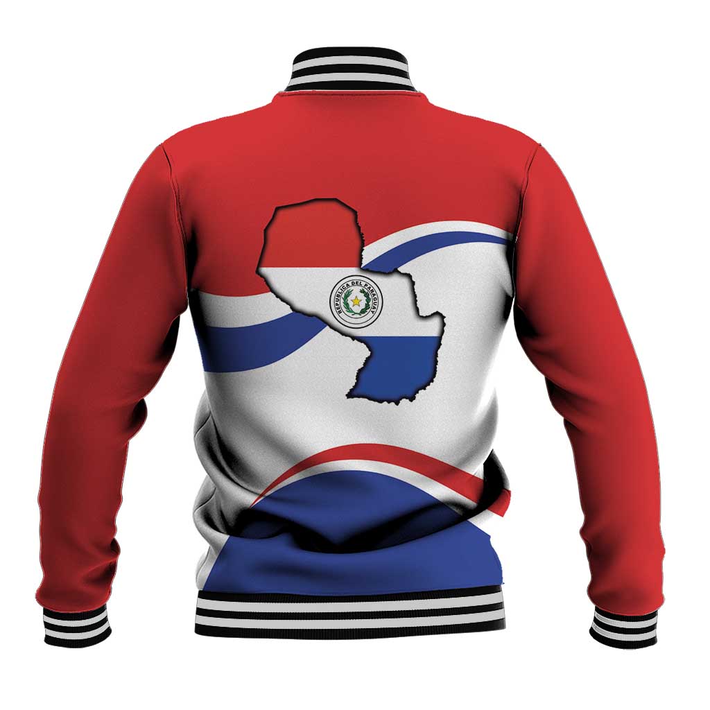 Paraguay Paz y justicia Baseball Jacket Coat of arms of Paraguay