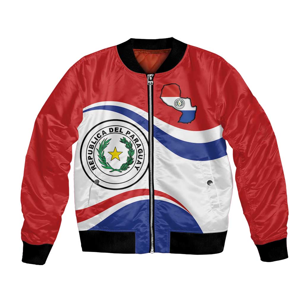 Paraguay Paz y justicia Bomber Jacket Coat of arms of Paraguay