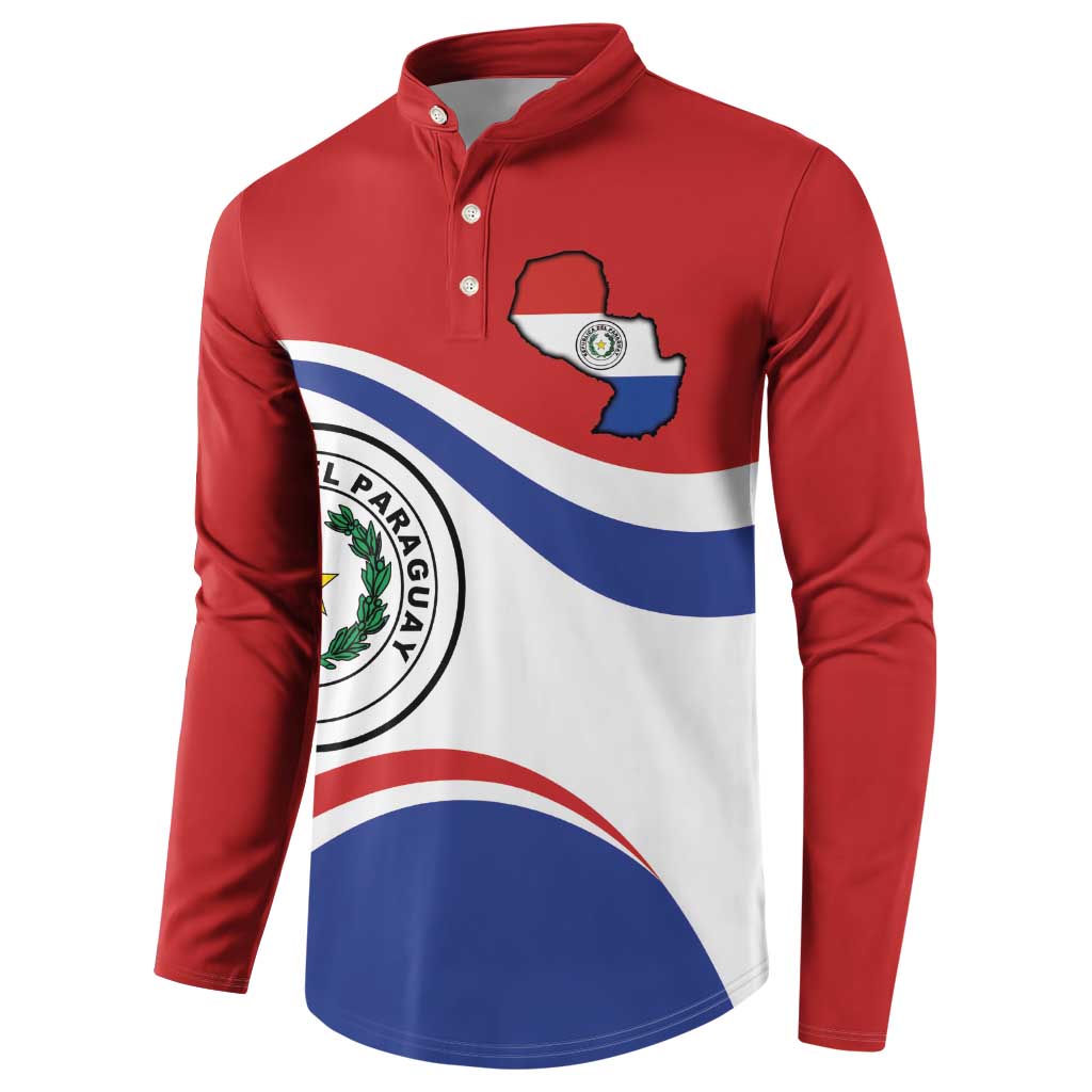 Paraguay Paz y justicia Button Sweatshirt Coat of arms of Paraguay