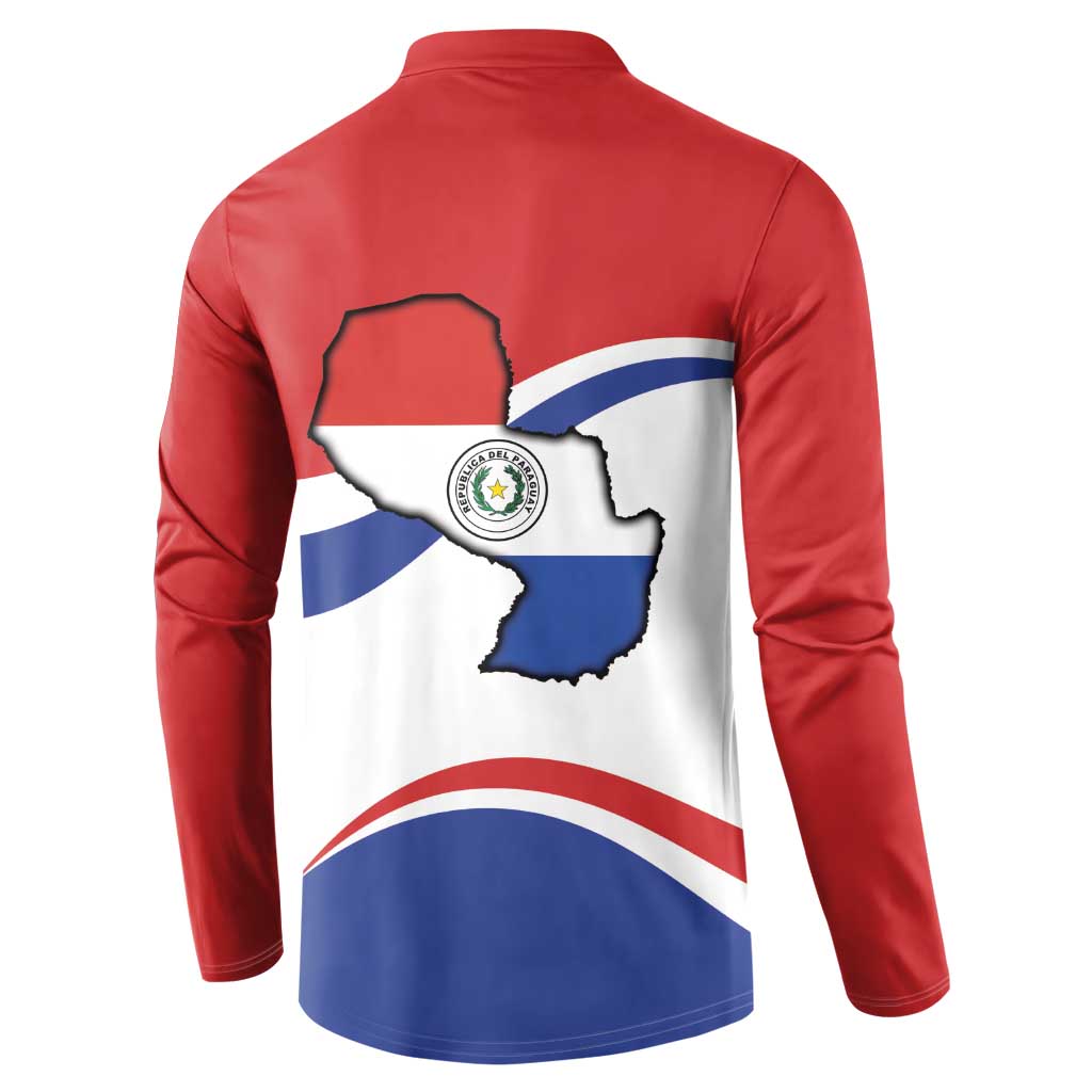 Paraguay Paz y justicia Button Sweatshirt Coat of arms of Paraguay