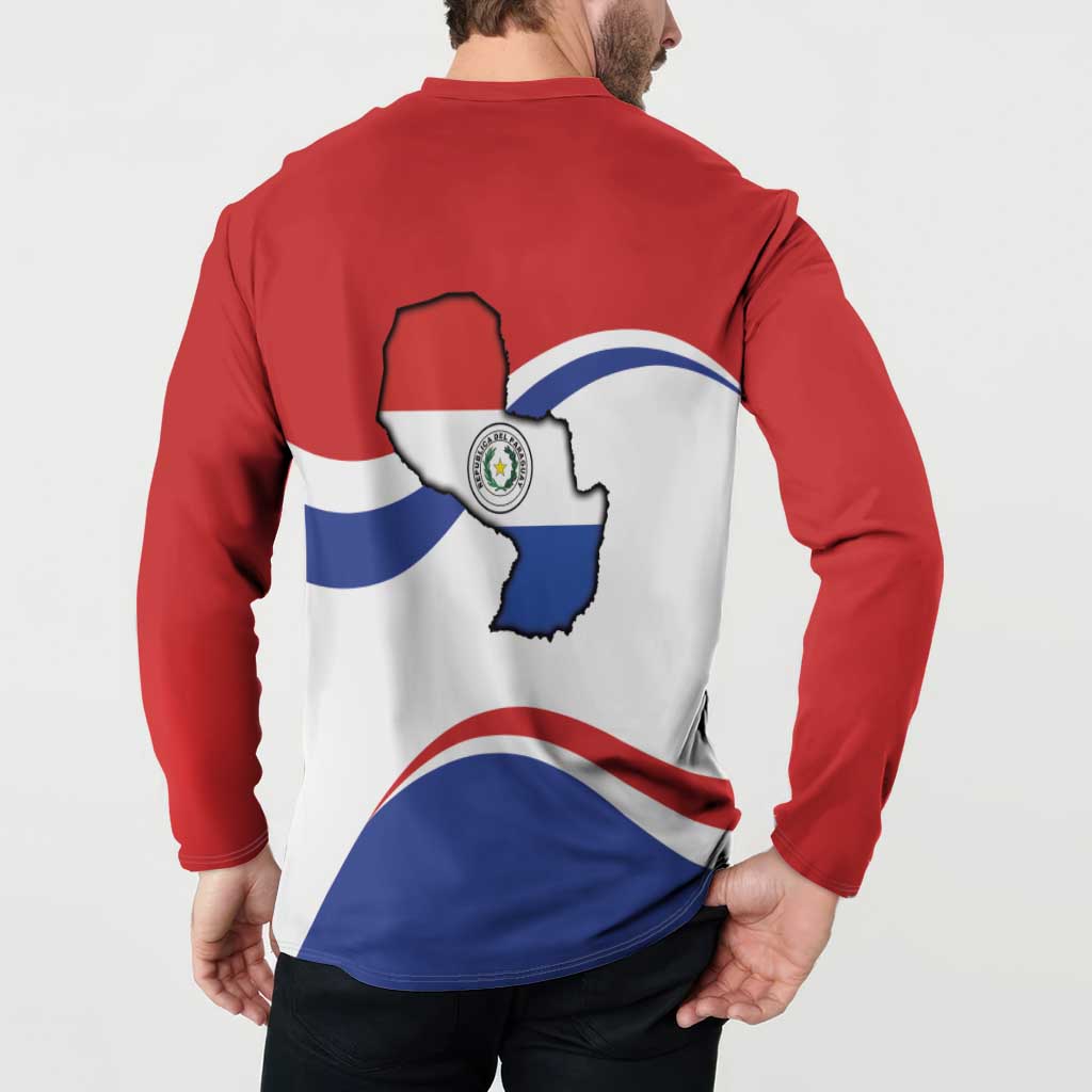 Paraguay Paz y justicia Button Sweatshirt Coat of arms of Paraguay