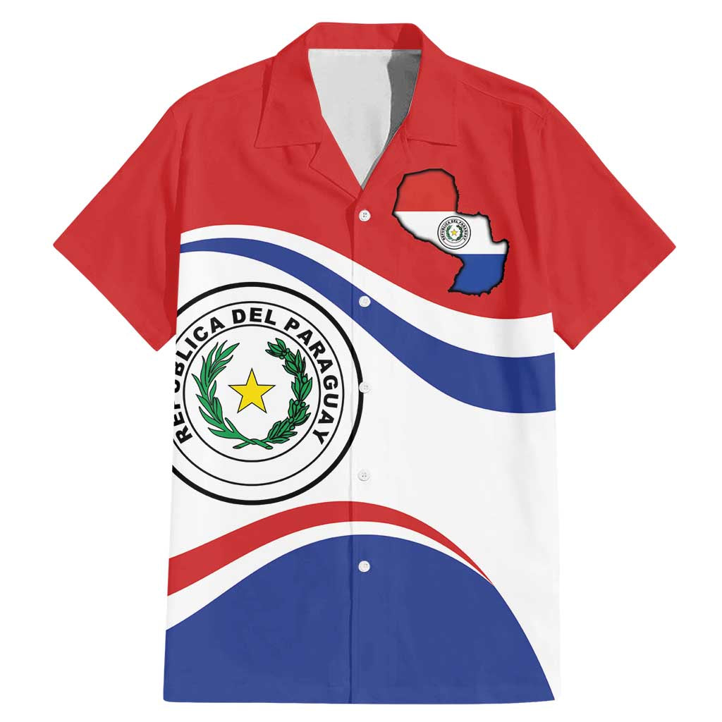 Paraguay Paz y justicia Family Matching Mermaid Dress and Hawaiian Shirt Coat of arms of Paraguay
