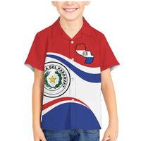 Paraguay Paz y justicia Family Matching Mermaid Dress and Hawaiian Shirt Coat of arms of Paraguay