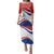 Paraguay Paz y justicia Family Matching Puletasi and Hawaiian Shirt Coat of arms of Paraguay