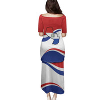 Paraguay Paz y justicia Family Matching Puletasi and Hawaiian Shirt Coat of arms of Paraguay