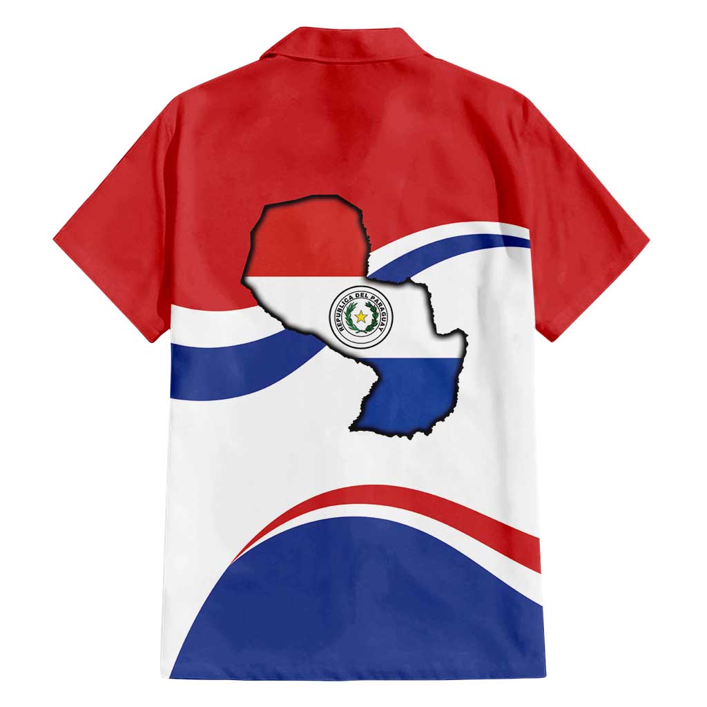 Paraguay Paz y justicia Family Matching Tank Maxi Dress and Hawaiian Shirt Coat of arms of Paraguay