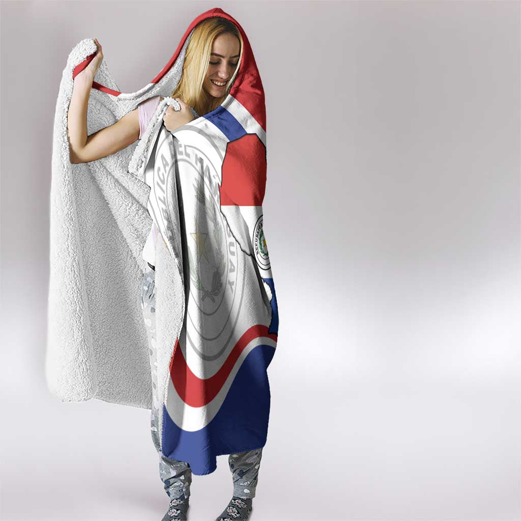 Paraguay Paz y justicia Hooded Blanket Coat of arms of Paraguay