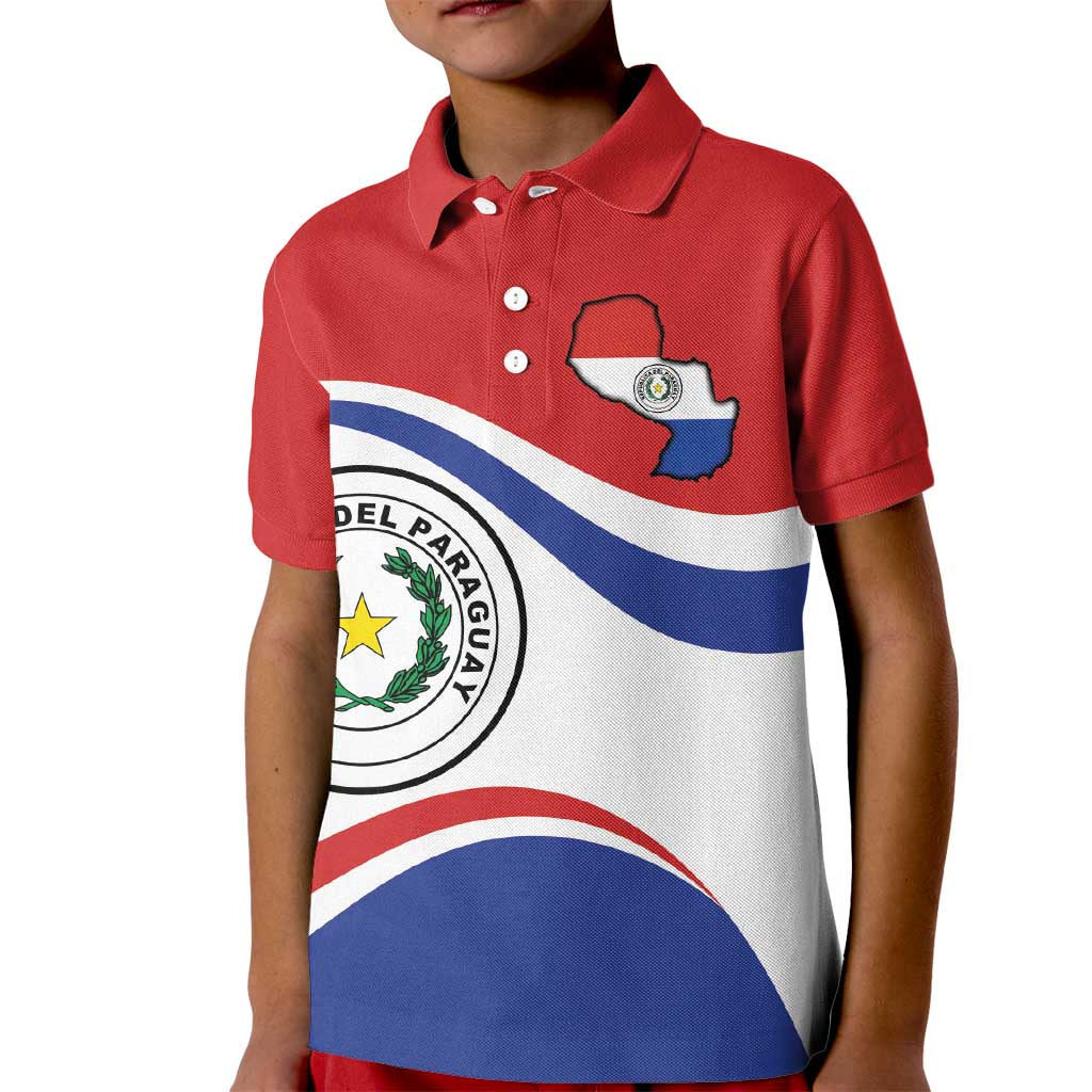 Paraguay Paz y justicia Kid Polo Shirt Coat of arms of Paraguay