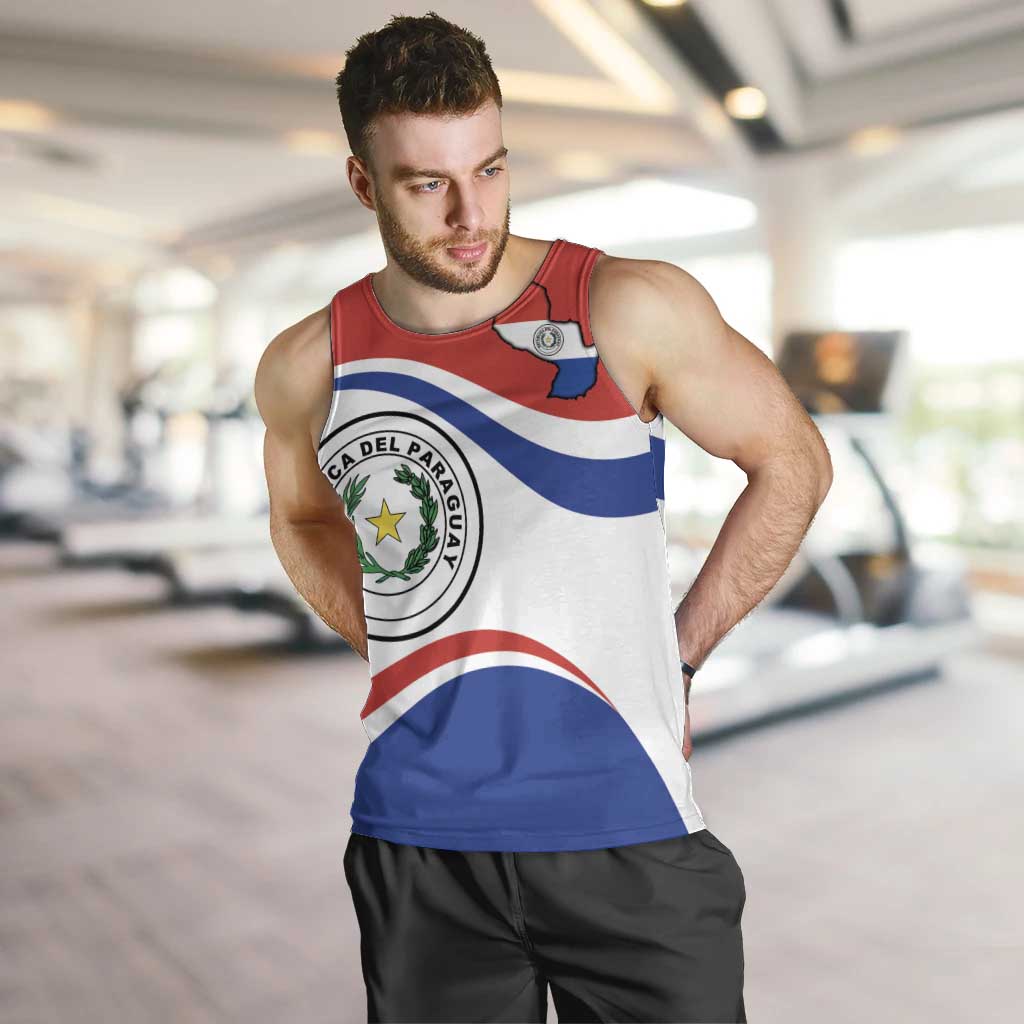 Paraguay Paz y justicia Men Tank Top Coat of arms of Paraguay